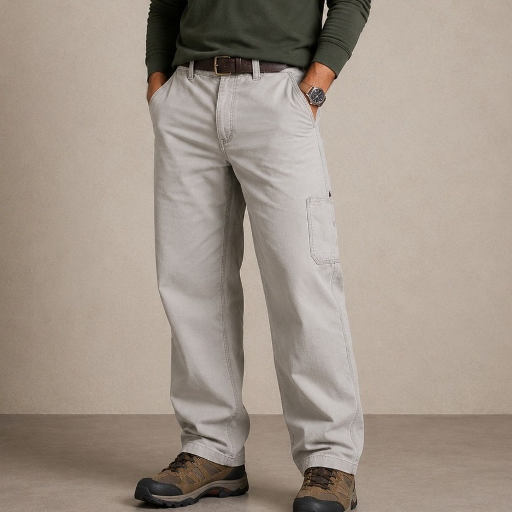 Columbia Sportswear Mens Grey Canvas Utility Hiking Pants 40x30 Outdoor Gorpcore